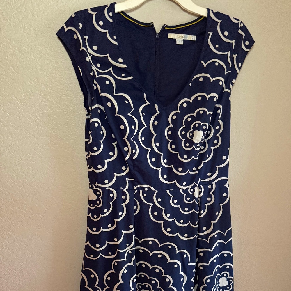 Flower print A-Line Dress